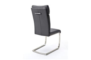 Rabea Kjøkkenstol Kunstlær - Grå - Møbler - Stoler - Spisestuestoler & kjøkkenstoler