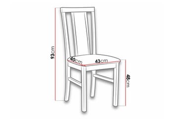 Roma Matstol Black/Wood - Møbler - Stoler - Spisestuestoler & kjøkkenstoler