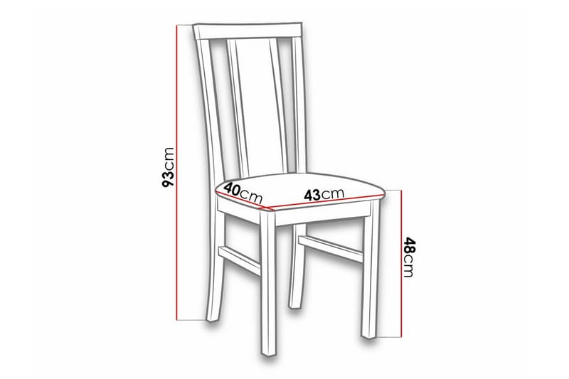 Roma Matstol Black/Wood - Møbler - Stoler - Spisestuestoler & kjøkkenstoler
