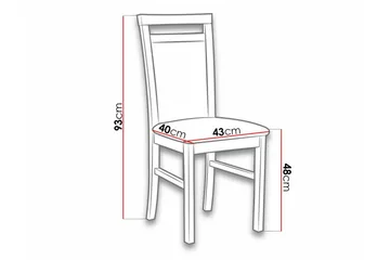 Roma Spisestol - Svart - Møbler - Stoler - Spisestuestoler & kjøkkenstoler