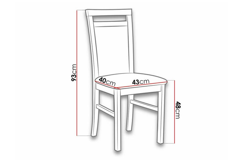 Roma Spisestol - Svart - Møbler - Stoler - Spisestuestoler & kjøkkenstoler