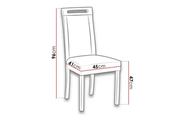 Rowden Spisestol - Brun - Møbler - Stoler - Spisestuestoler & kjøkkenstoler