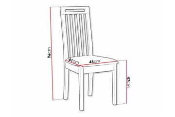 Rowden Spisestol - Grå - Møbler - Stoler - Spisestuestoler & kjøkkenstoler
