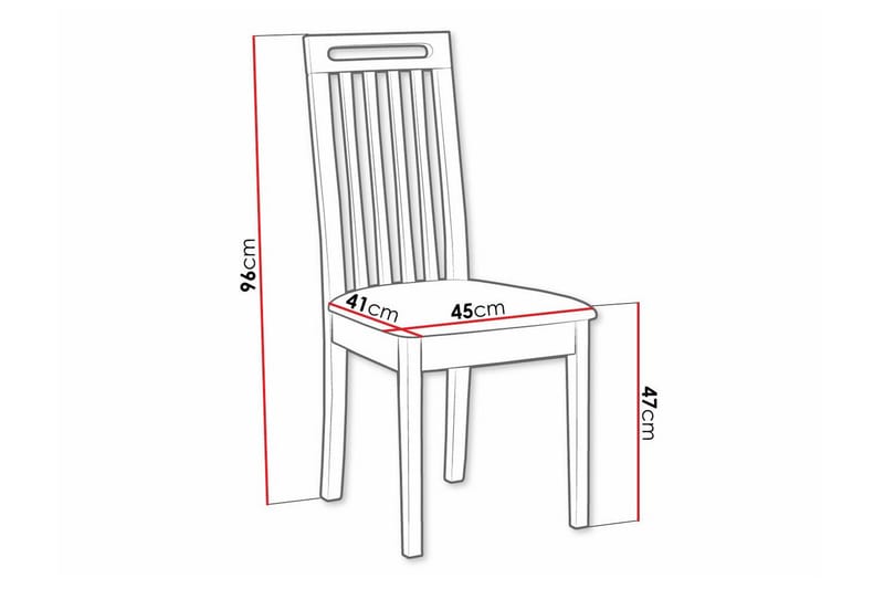 Rowden Spisestol - Grå - Møbler - Stoler - Spisestuestoler & kjøkkenstoler