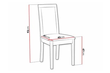 Rowden Spisestol - Hvid - Møbler - Stoler - Spisestuestoler & kjøkkenstoler