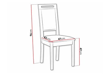 Rowden Spisestol - Lyse brun - Møbler - Stoler - Spisestuestoler & kjøkkenstoler