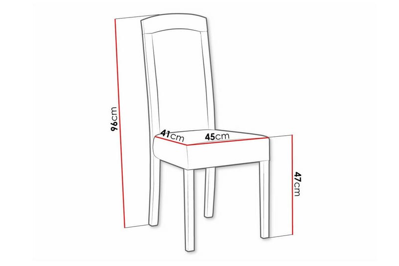 Rowden Spisestol - Mørkegrå - Møbler - Stoler - Spisestuestoler & kjøkkenstoler
