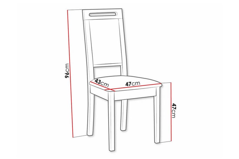 Rowden Spisestol - Svart - Møbler - Stoler - Spisestuestoler & kjøkkenstoler
