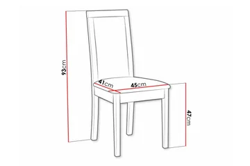 Rowden Spisestol - Svart - Møbler - Stoler - Spisestuestoler & kjøkkenstoler