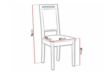 Rowden Spisestol - Svart - Møbler - Stoler - Spisestuestoler & kjøkkenstoler