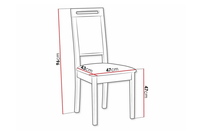 Rowden Spisestol - Svart - Møbler - Stoler - Spisestuestoler & kjøkkenstoler