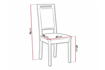 Rowden Spisestol - Svart - Møbler - Stoler - Spisestuestoler & kjøkkenstoler
