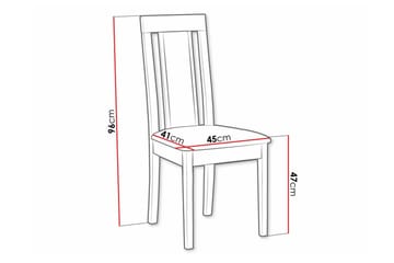 Rowden Spisestol - Svart - Møbler - Stoler - Spisestuestoler & kjøkkenstoler