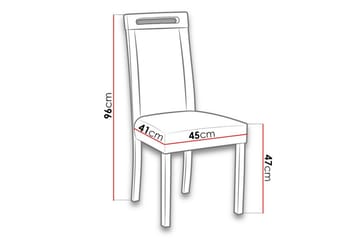 Rowden Spisestol - Svart - Møbler - Stoler - Spisestuestoler & kjøkkenstoler