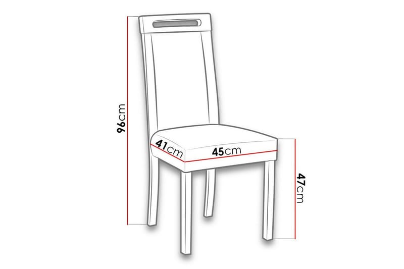 Rowden Spisestol - Svart - Møbler - Stoler - Spisestuestoler & kjøkkenstoler
