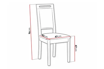 Rowden Spisestol - Svart - Møbler - Stoler - Spisestuestoler & kjøkkenstoler