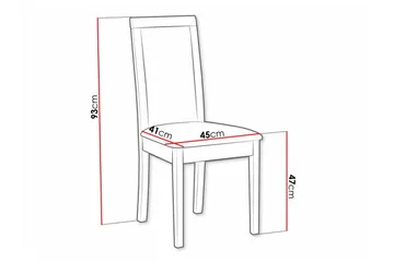 Rowden Spisestol - Svart - Møbler - Stoler - Spisestuestoler & kjøkkenstoler