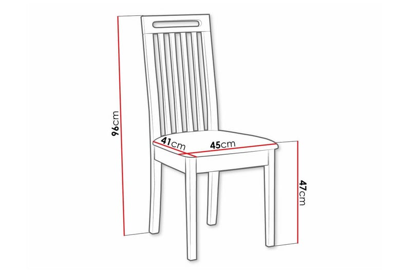 Rowden Spisestol - Svart - Møbler - Stoler - Spisestuestoler & kjøkkenstoler