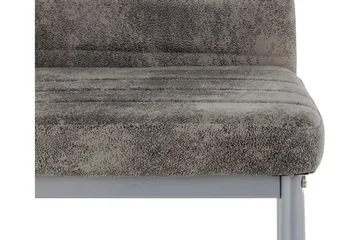 Sabie Spisestol Microfiber 4-pk - Lysegrå - Møbler - Stoler - Spisestuestoler & kjøkkenstoler