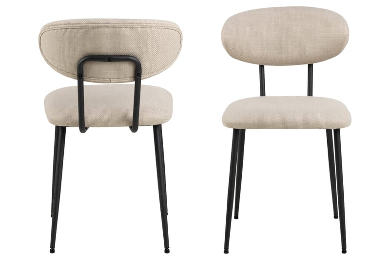 Saluke Spisestol - Beige - Møbler - Stoler - Spisestuestoler & kjøkkenstoler