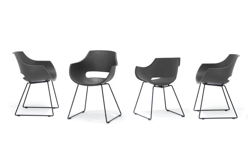 Saranzak Stol 60 cm - Grå - Møbler - Stoler - Spisestuestoler & kjøkkenstoler