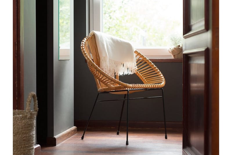 Sarita Stol 2-pk - Beige - Møbler - Stoler - Spisestuestoler & kjøkkenstoler