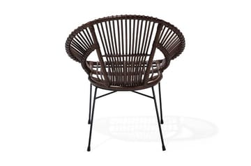 Sarita Stol 2-pk - Brun - Møbler - Stoler - Spisestuestoler & kjøkkenstoler