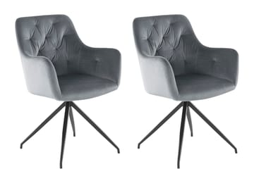 Southease Karmstol - Grå - Møbler - Stoler - Spisestuestoler & kjøkkenstoler