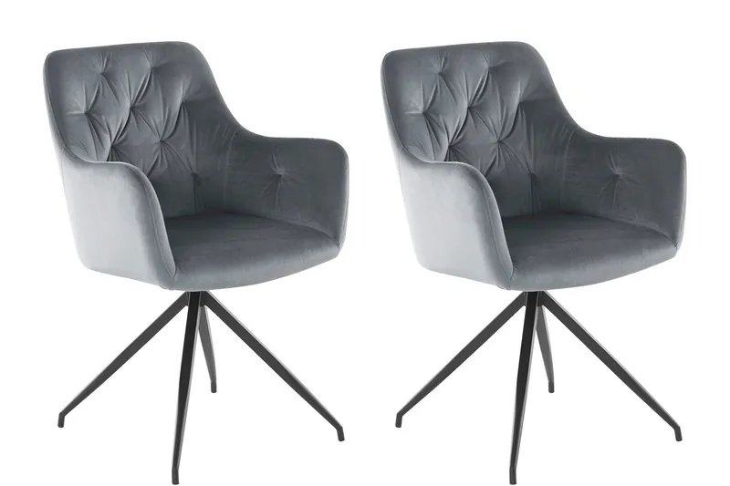 Southease Karmstol - Grå - Møbler - Stoler - Spisestuestoler & kjøkkenstoler