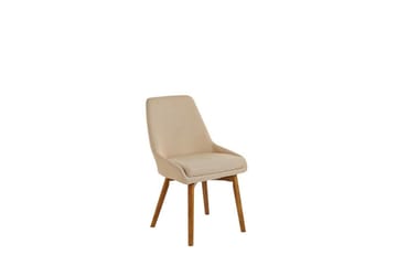 Spisestol 2 stk beige MELFORT - Beige - Møbler - Stoler - Spisestuestoler & kjøkkenstoler
