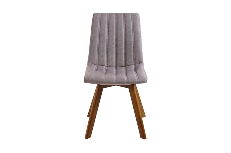 Spisestol 2 stk brungrå CALGARY - Grå - Møbler - Stoler - Spisestuestoler & kjøkkenstoler