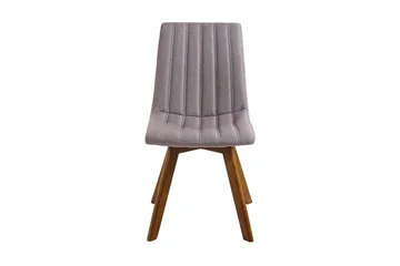 Spisestol 2 stk brungrå CALGARY - Grå - Møbler - Stoler - Spisestuestoler & kjøkkenstoler