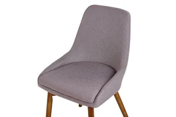 Spisestol 2 stk brungrå MELFORT - Grå - Møbler - Stoler - Spisestuestoler & kjøkkenstoler