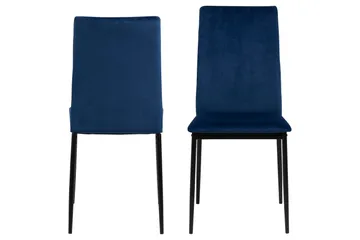 Spisestol Cubrun - Blå - Møbler - Stoler - Spisestuestoler & kjøkkenstoler