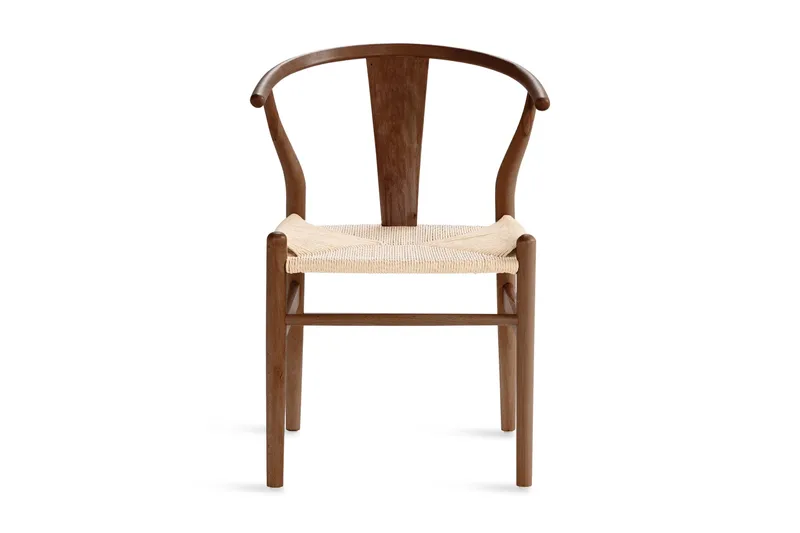 Spisestol Dastoori - Valnøtt / Tre / Beige - Møbler - Stoler - Spisestuestoler & kjøkkenstoler