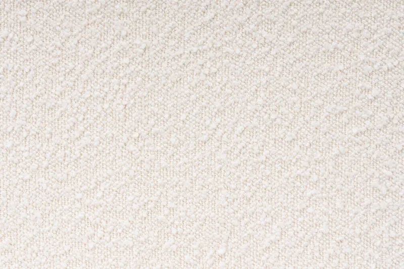 Spisestol Gemmiano - Hvit / Svart / Teddy - Møbler - Stoler - Spisestuestoler & kjøkkenstoler