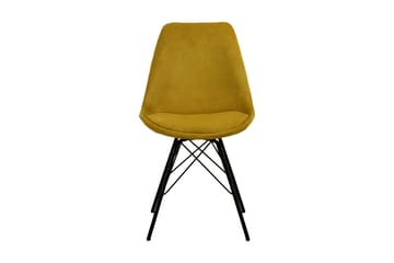 Spisestol Gusten - Gul/Svart - Møbler - Stoler - Spisestuestoler & kjøkkenstoler