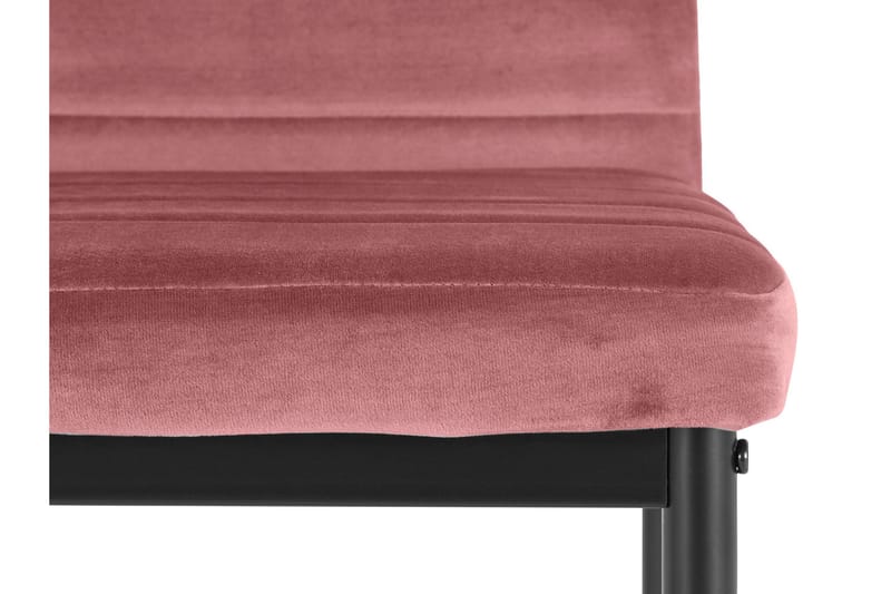 Spisestol Manning - Fløyel/Rosa - Møbler - Stoler - Spisestuestoler & kjøkkenstoler