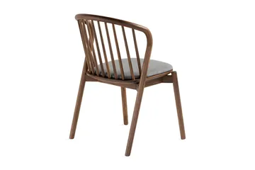 Spisestol Noira Valnøtt - Valnøtt / Brun - Møbler - Stoler - Spisestuestoler & kjøkkenstoler