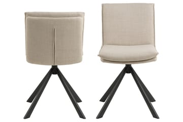 Spisestol Sanam - Beige - Møbler - Stoler - Spisestuestoler & kjøkkenstoler