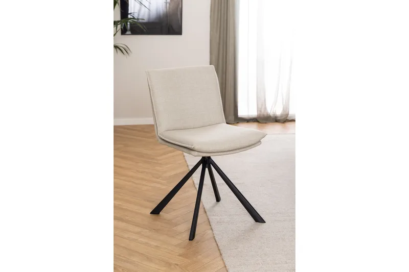 Spisestol Sanam - Beige - Møbler - Stoler - Spisestuestoler & kjøkkenstoler