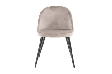 Spisestol uten armlener Venture Home Velvet kjøkkenstol fløyel Pink - Møbler - Stoler - Spisestuestoler & kjøkkenstoler