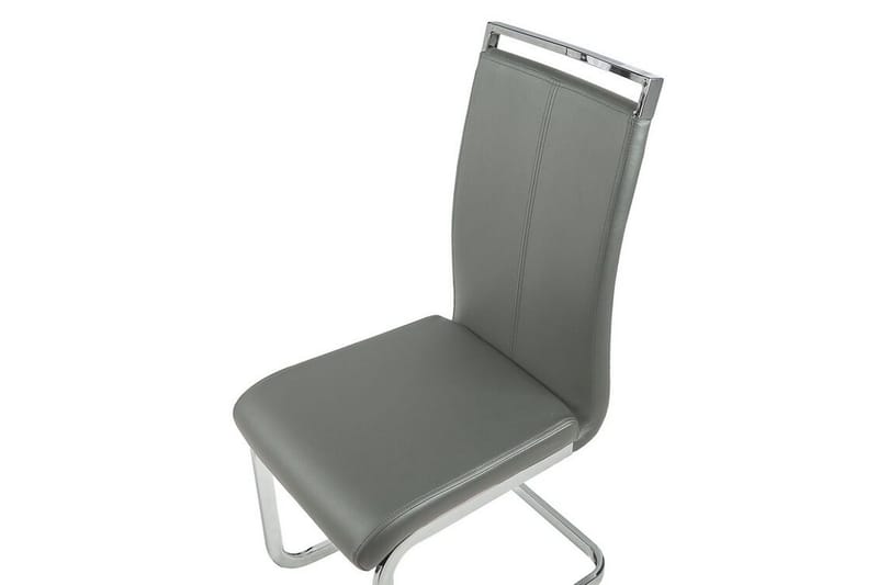 Spisestol Pylaia 2- pk - Kunstlær/Grå - Møbler - Stoler - Spisestuestoler & kjøkkenstoler