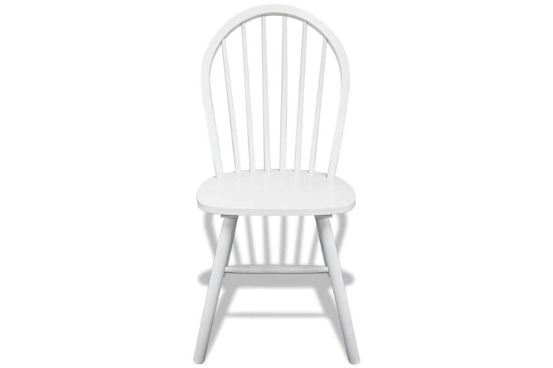 Spisestoler 4 stk hvit heltre - Hvit - Spisestuestoler & kjøkkenstoler - Karmstol