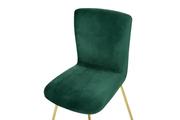 Stehen Stol 2-pk Fløyel - Grønn - Møbler - Stoler - Spisestuestoler & kjøkkenstoler