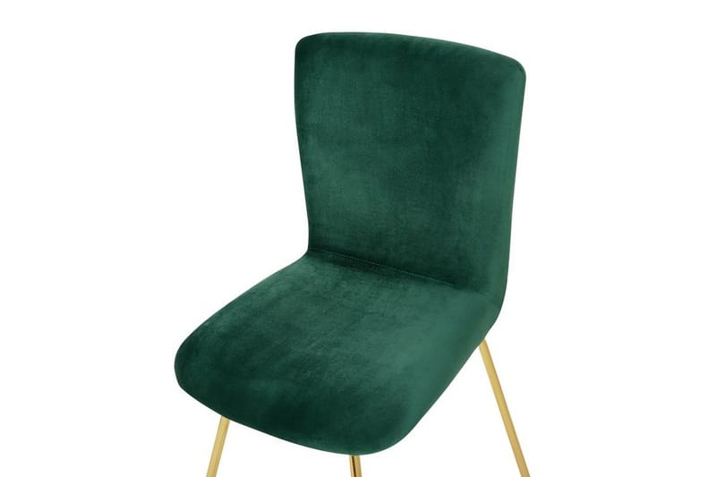 Stehen Stol 2-pk Fløyel - Grønn - Møbler - Stoler - Spisestuestoler & kjøkkenstoler