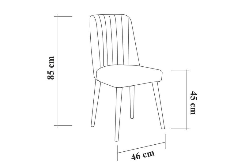 Stol Orrest 85 cm - Tre | Natur - Spisestuestoler & kjøkkenstoler
