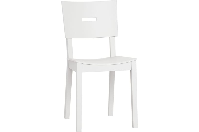 Stol Simple Hvit - VOX - Spisestuestoler & kjøkkenstoler