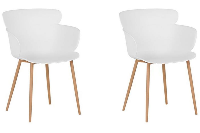 Sumkley Spisestol 2-pk - Hvit - Møbler - Stoler - Spisestuestoler & kjøkkenstoler