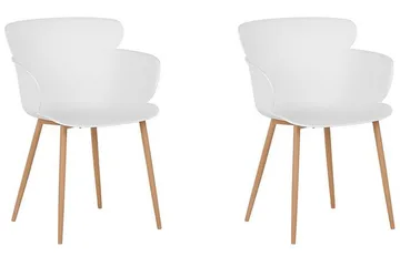 Sumkley Spisestol 2-pk - Hvit - Møbler - Stoler - Spisestuestoler & kjøkkenstoler